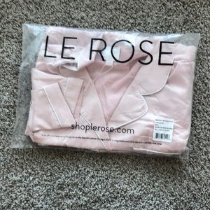 Matching blush pajama set